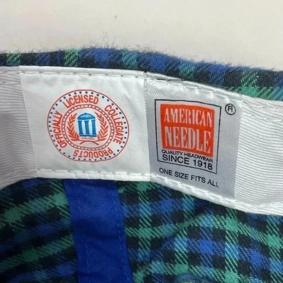 Kentucky Wildcats Vintage 90's Plaid American Needle Snapback Cap Hat - Picture 5 of 6